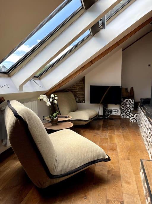 Loft A Pont-Aven, Vue Panoramique Sur L'Aven Apartment Bagian luar foto